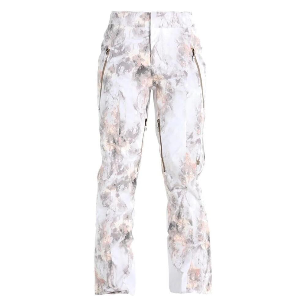 Spyder Kaleidoscope GTX Ski Pants White Multi Size 8